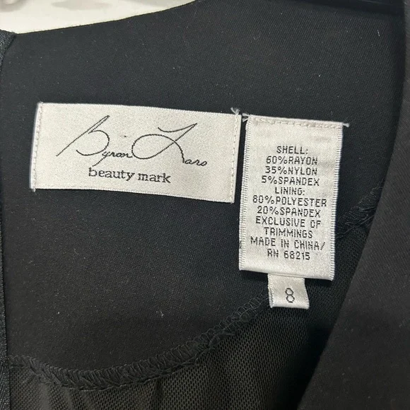 Byron Lars Beauty Mark Black Fitted Short Sleeve Blouse - Picture 2 of 3